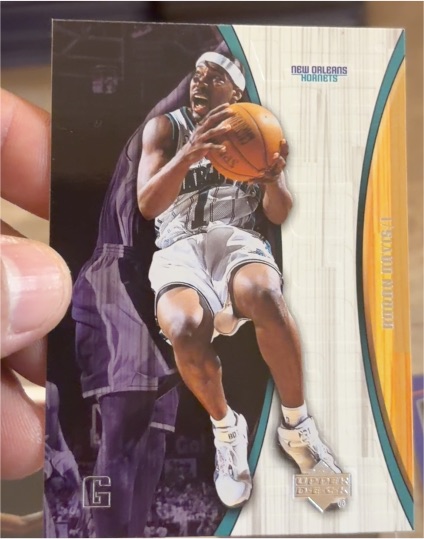 2002-03 Upper Deck Hardcourt #55 Baron Davis — front