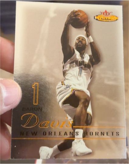 1999 Upper Deck #1 Baron Davis — front