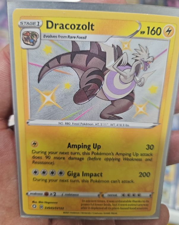 2021 Pokémon SV045 Shining Fates Dracozolt — front