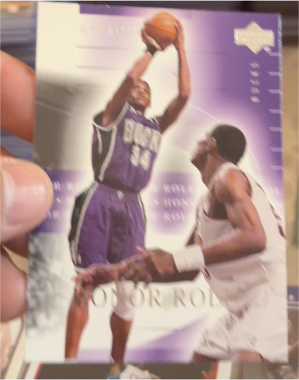 2001-02 Upper Deck Honor Roll #48 Ray Allen — front