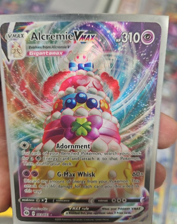 2020 Pokemon Champions Path #023 Alcremie VMAX — front