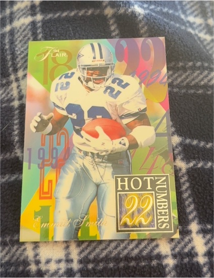 1994 Flair Hot Numbers #13 Emmitt Smith — front