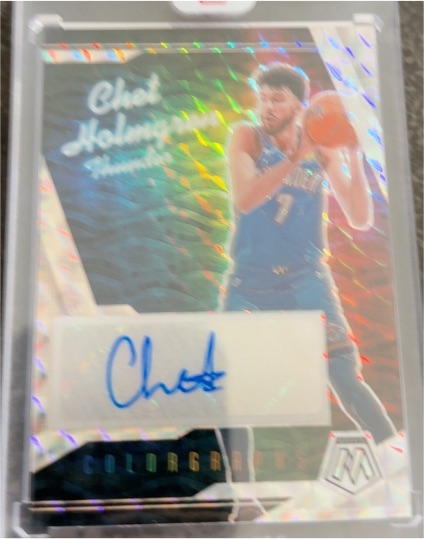 2024-25 Panini Mosaic Colorgraphs #COL-HOL Chet Holmgren — front