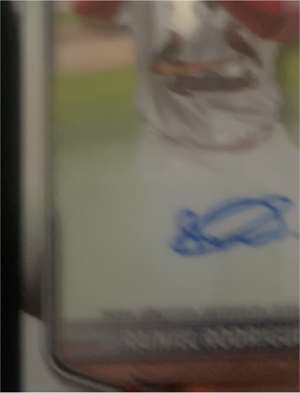 2018 Leaf Metal #1 Ronald Jones Rookie Printing Plate Auto — front