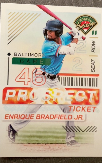 2024 Panini Prospect Edition #46 Enrique Bradfield Jr. — front