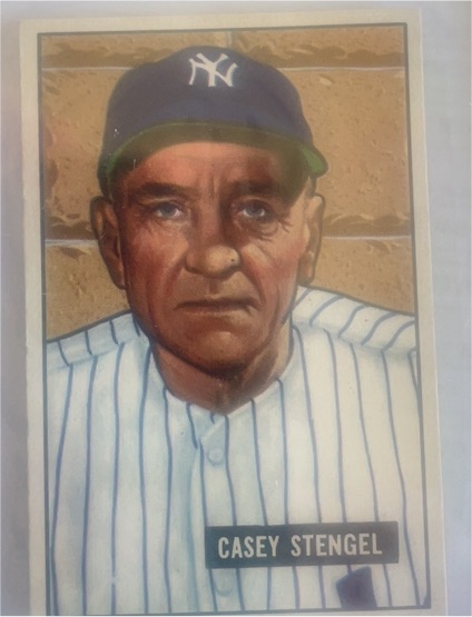 1951 Bowman #181 Casey Stengel — front