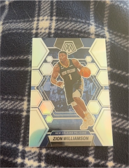2022-23 Panini Mosaic #120 Zion Williamson — front