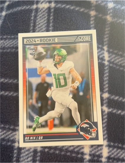 2024 Panini Score #332 Bo Nix — front