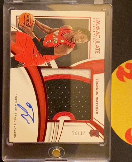 2021-22 Panini Immaculate Collection #24 Trendon Watford — front