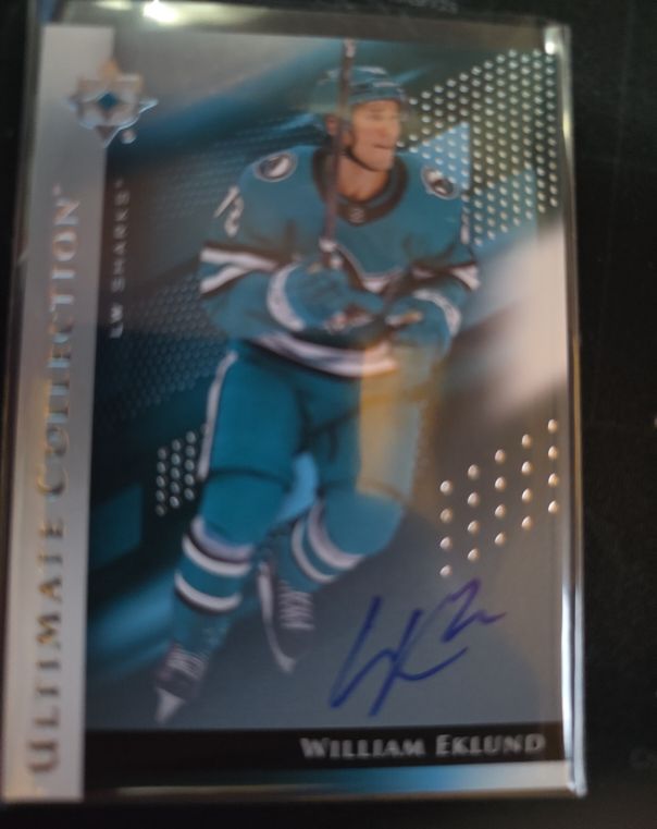 2024-25 UD Ultimate Collection #23 William Eklund — front