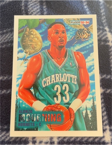 1993-94 Fleer #234 Alonzo Mourning — front
