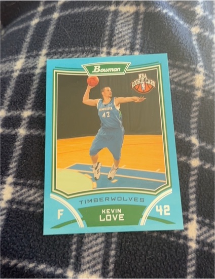 2008-09 Bowman #115 Kevin Love Rookie — front