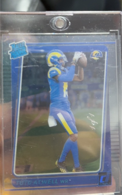 2021 Panini Clearly Donruss #73 Tutu Atwell — front