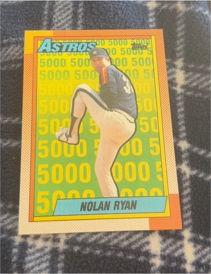 1990 Topps #4 Nolan Ryan — front