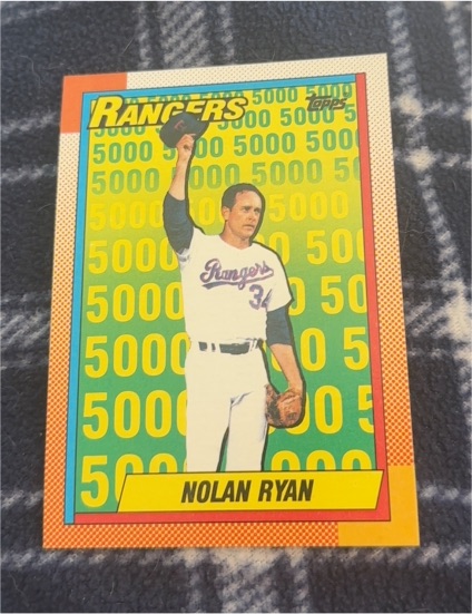 1990 Topps #5 Nolan Ryan — front