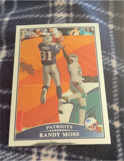 2009 Topps Chrome #TC17 Randy Moss — front