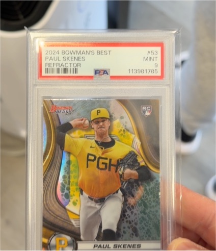 2024 Bowman's Best #53 Paul Skenes Refractor — front