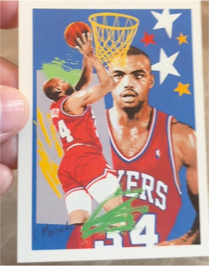 1990-91 Hoops #374 Charles Barkley — front