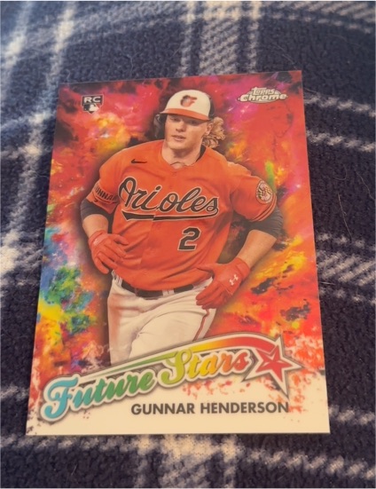 2023 Topps Chrome Update #FSU-17 Gunnar Henderson — front