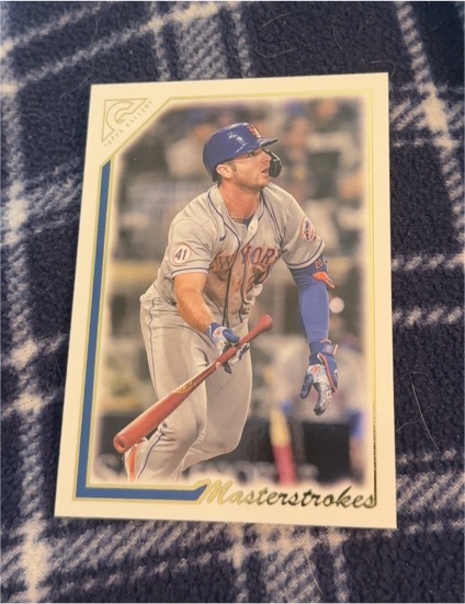 2022 Topps Gallery #MS-10 Pete Alonso Masterstrokes — front