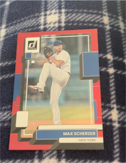 2022 Donruss #104 Max Scherzer New York Mets — front