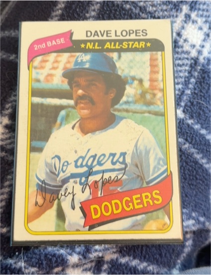 1980 Topps #560 Dave Lopes — front