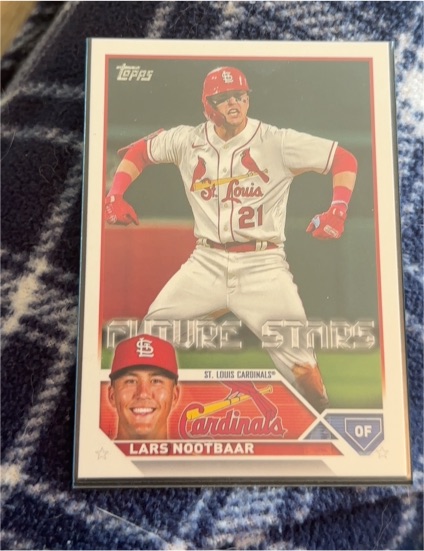 2023 Topps #455 Lars Nootbaar Future Stars — front