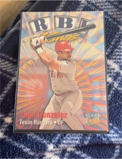 1999 Fleer Ultra RBI Kings #14RK Juan Gonzalez — front