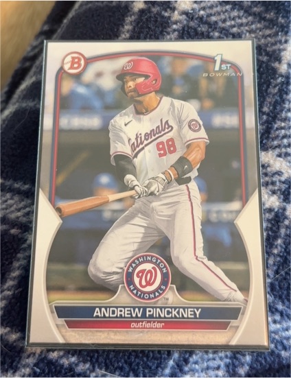 2023 Bowman Draft #BD-40 Andrew Pinckney — front