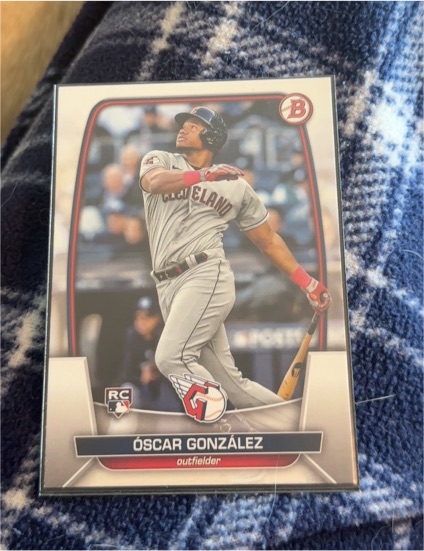 2023 Bowman #62 Óscar González — front