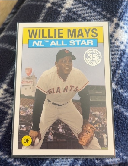 2021 Topps Series 2 #86AS-6 Willie Mays 1986 All Star Insert — front