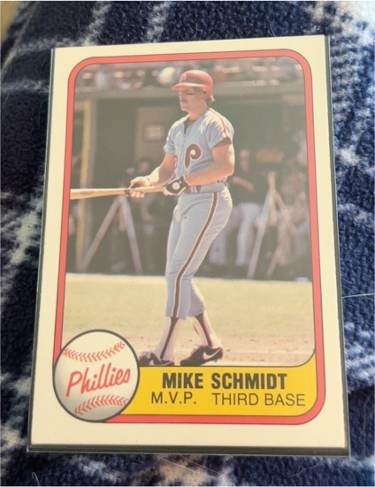 1981 Fleer #5 Mike Schmidt — front