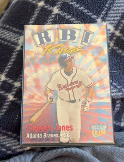 1999 Fleer Ultra #10 RBI Kings Chipper Jones — front