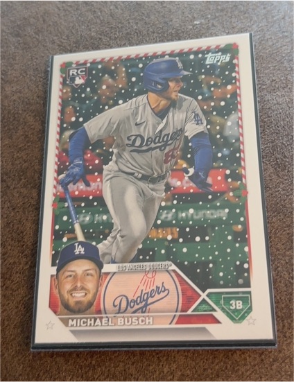 2023 Topps Holiday #H130 Michael Busch — front