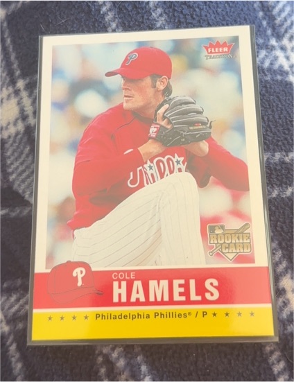 2006 Fleer Tradition #29 Cole Hamels — front