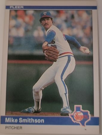 1984 Fleer #428 Mike Smithson — front