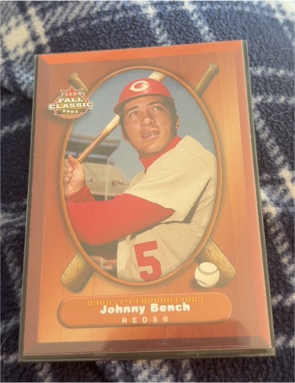 2003 Fleer Fall Classics #66 Johnny Bench — front