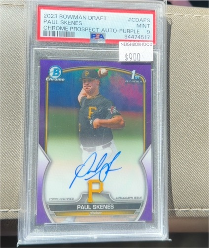 2023 Bowman Chrome Draft #CDA-PS Paul Skenes — front