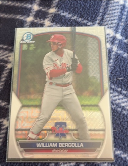 2023 Bowman Chrome Prospect #BCP-232 William Bergolla — front