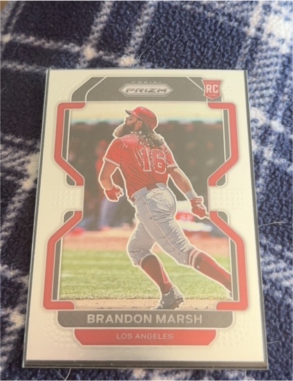 2022 Panini Prizm #170 Brandon Marsh Tier II Rookie Card — front