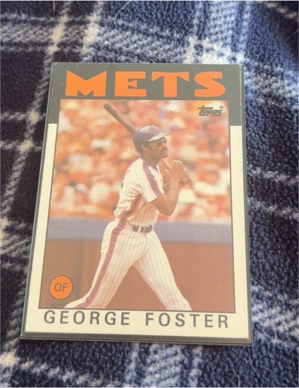 1986 Topps #680 George Foster — front