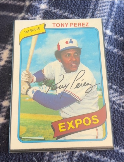 1980 Topps #125 Tony Perez — front