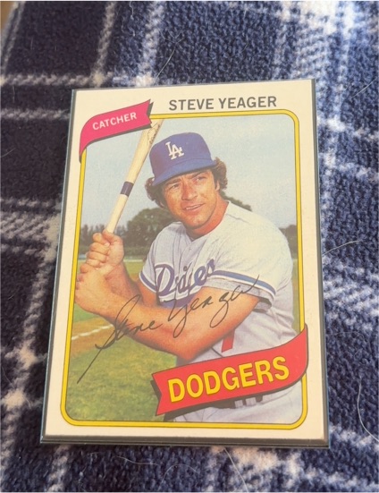 1980 Topps #726 Steve Yeager — front