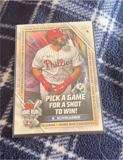 2023 Topps Home Run Challenge #HRC-19 Kyle Schwarber — front