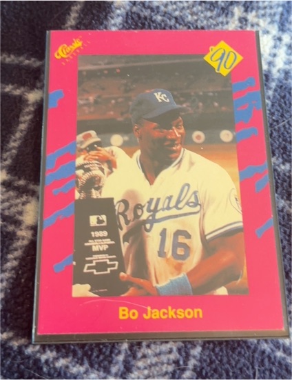 1990 Classic Update #T25 Bo Jackson — front