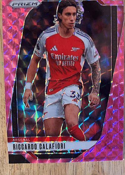 2024-25 Panini Prizm Premier League #30 Riccardo Calafiori — front