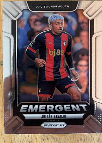 2024 Panini Prizm Premier League Emergent #Julián Araujo — front