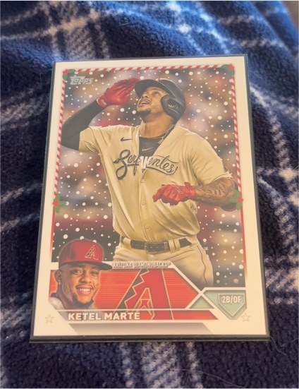 2023 Topps Holiday #H77 Ketel Marte — front