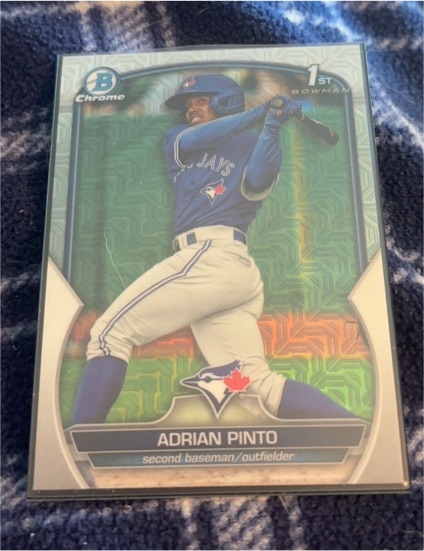 2023 Bowman Chrome #BCP-250 Adrian Pinto — front