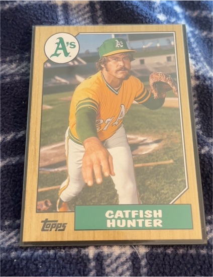 2022 Topps Archives #218 Catfish Hunter — front